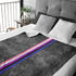 Grunge Genderfluid Pride Flag Stripe Velveteen Plush Blanket